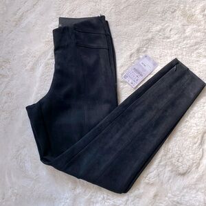 Zara Basic Faux Suede Ankle Zip Skinny Leggings Pants NWT
Sz-Small